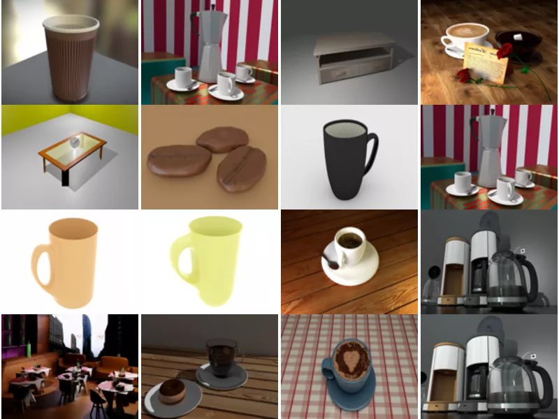 Top 24 Blender Coffee 3D Models for Design Latest 2022
