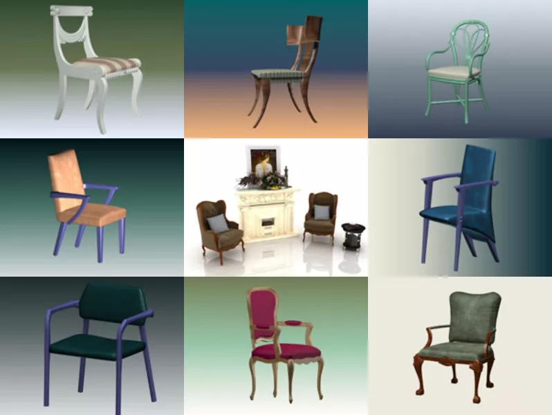 Top 9 Accent Chair 3D Models Newest 2022