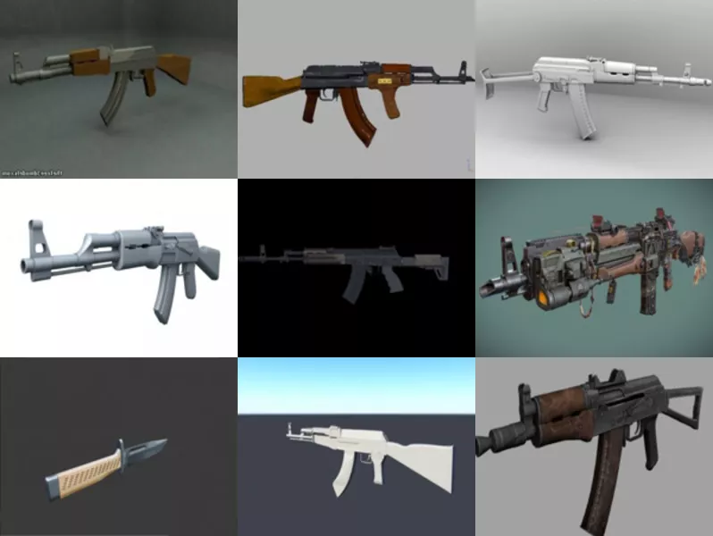 Top 9 Ak 3D Models for Free Most Recent 2022