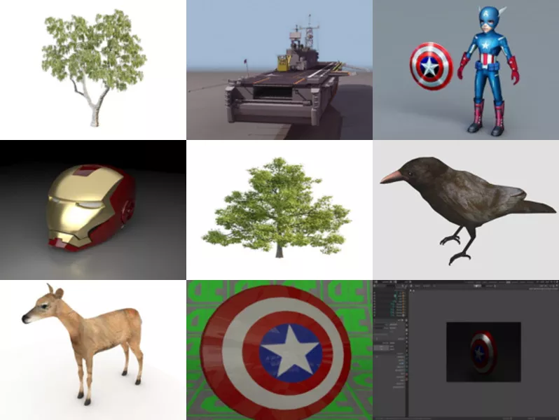 Top 9 America 3D Models Newest 2022