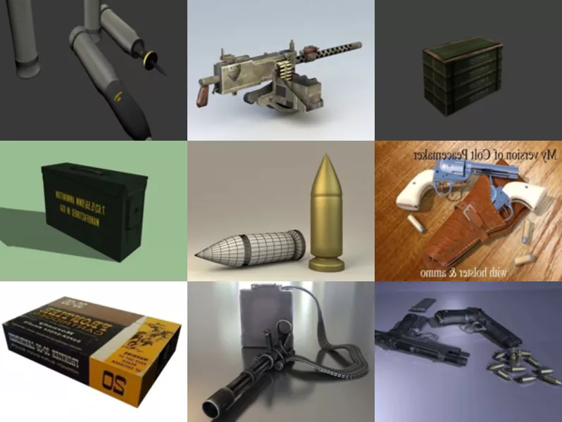 Top 9 Ammo 3D Models Stuff Latest 2022