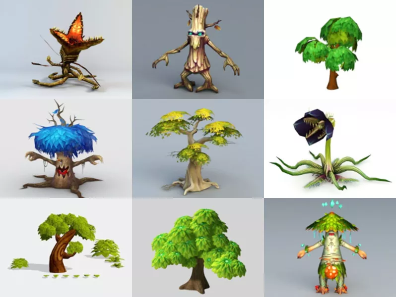Top 9 Anime Plants 3D Models for Design Most Recent 2022