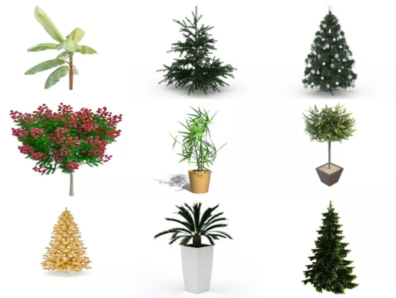 Top 9 Artificial Tree 3D Models Latest 2022