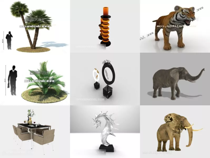Top 9 Asia 3D Models Newest 2022