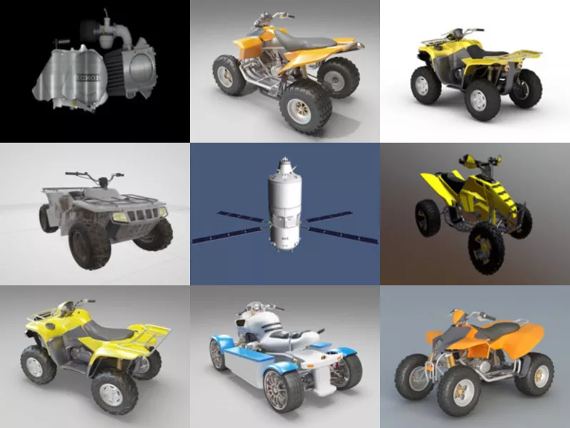 Top 9 Atv 3D Models Latest 2022