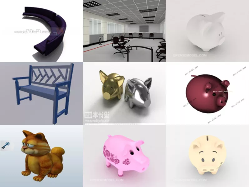 Top 9 Bank 3D Models for Free Latest 2022
