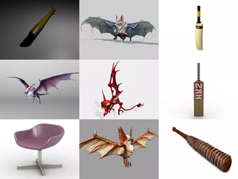 Top 9 Bat 3D Models Most Recent 2022
