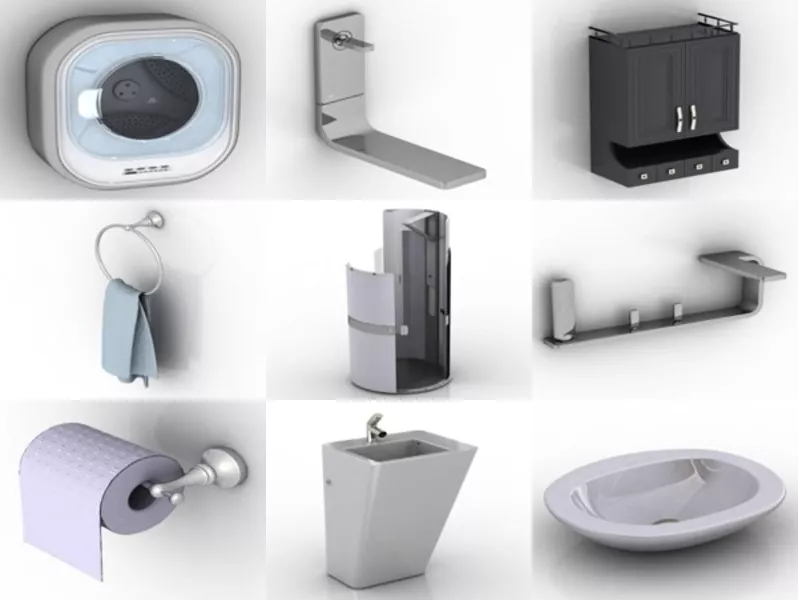 Top 9 Free 3D Bathroom Models Most Recent 2022