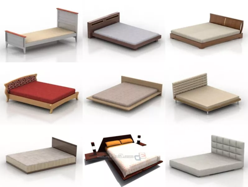 Top 9 Bedstead 3D Models for Rendering Newest 2022