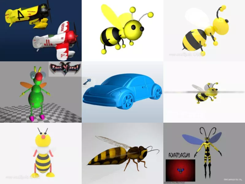 Top 9 Bee 3D Models Stuff Most Recent 2022