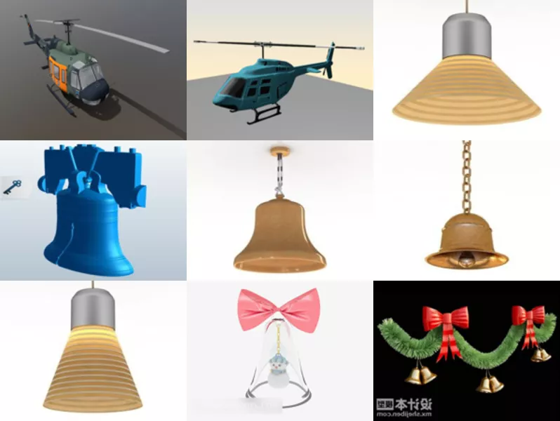 Top 9 Bell 3D Models Resources Latest 2022