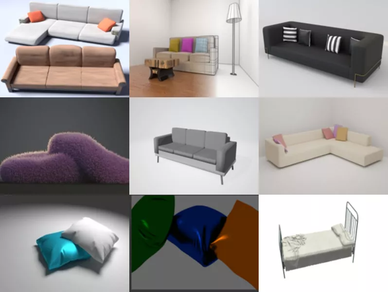 Top 9 Blender Cushion 3D Models for Design Most Recent 2022