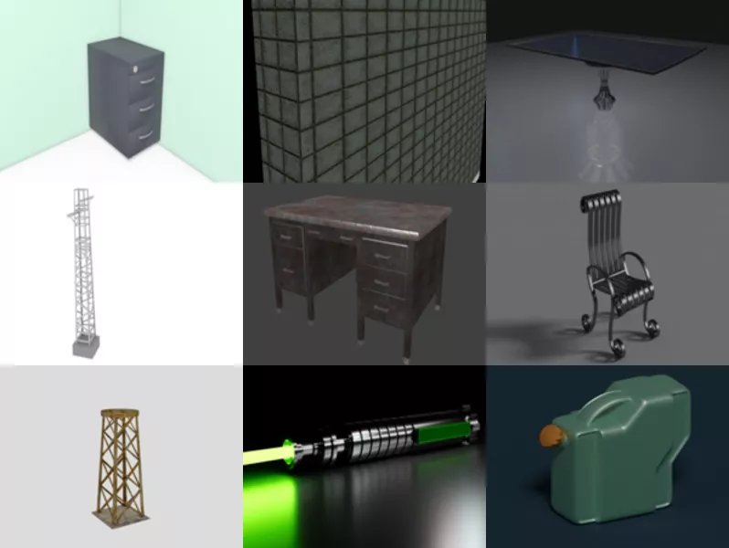 Top 9 Blender Metal 3D Models for Rendering Latest 2022