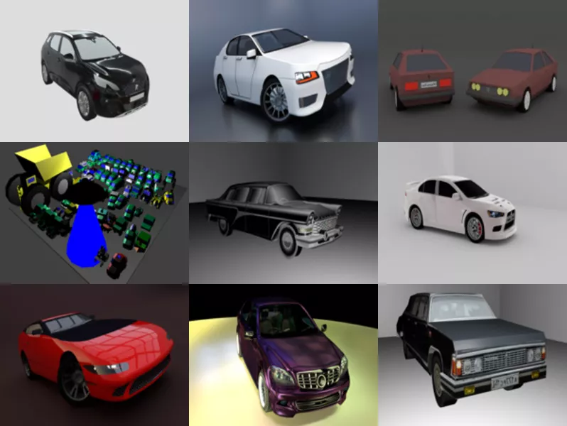 Top 9 Blender Sedan 3D Models Stuff Most Recent 2022