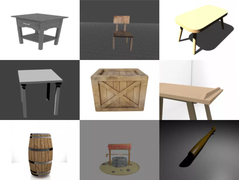 Top 9 Blender Wood 3D Models for Design Latest 2022