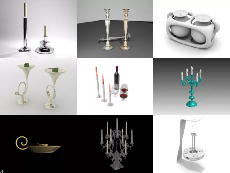 Top 9 Candleholder 3D Models Stuff Most Recent 2022