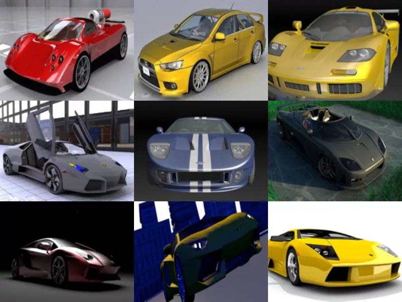 Top 9 Carsports Car 3D Models for Rendering Latest 2022