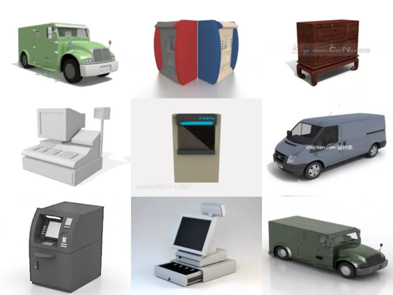 Top 9 Cash 3D Models Stuff Newest 2022