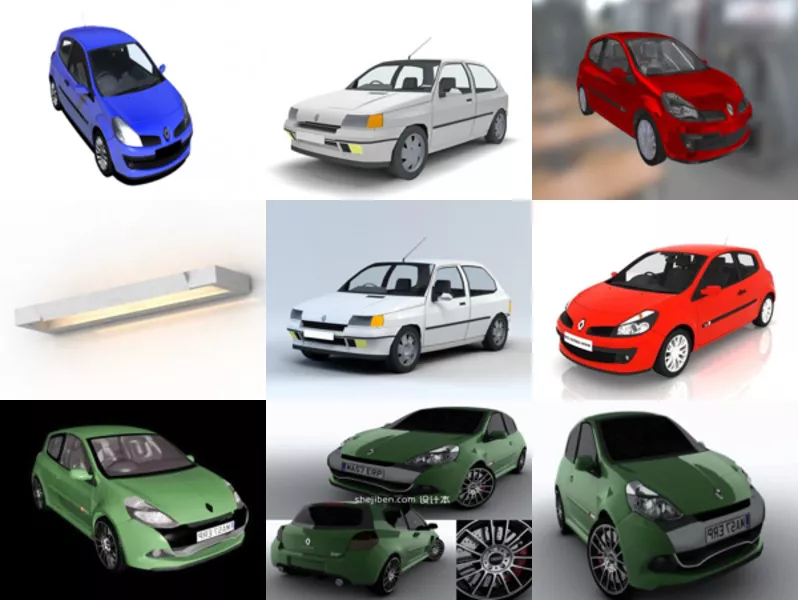 Top 9 Clio 3D Models Latest 2022