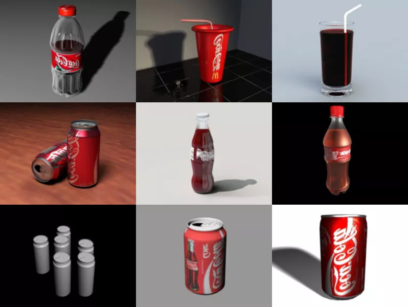 Top 9 Coca Cola 3D Models Newest 2022