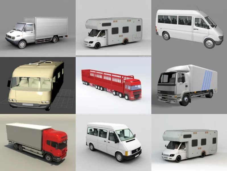 Top 9 Commercial Vehicle 3D Models Most Recent 2022