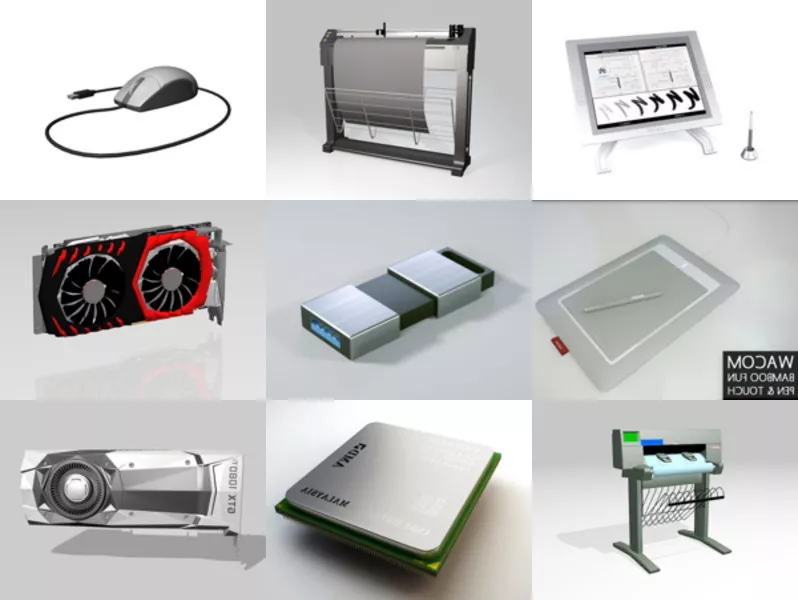 Top 9 Computer Components 3D Models Stuff Latest 2022