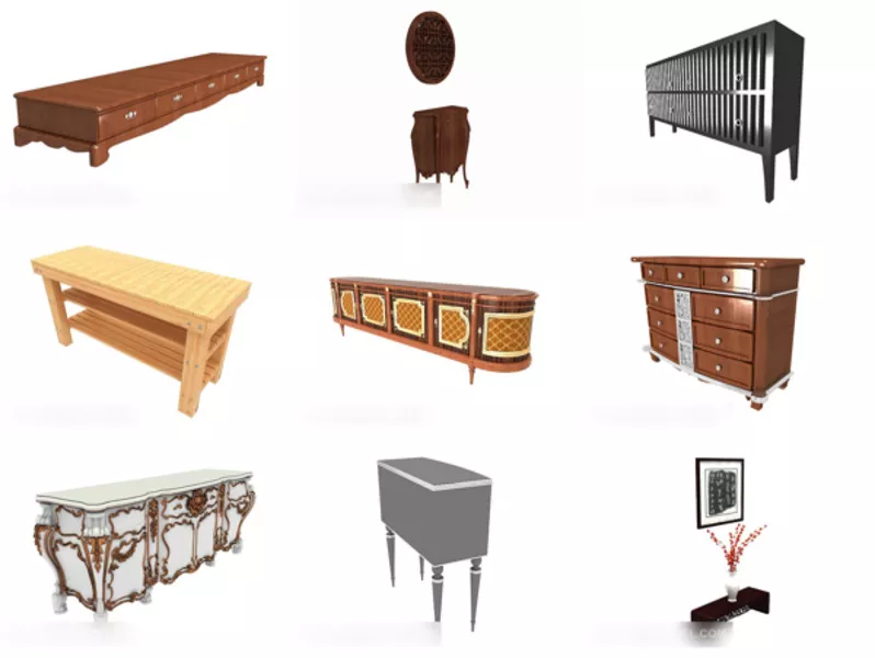 Top 9 Credenza 3D Models for Rendering Most Recent 2022