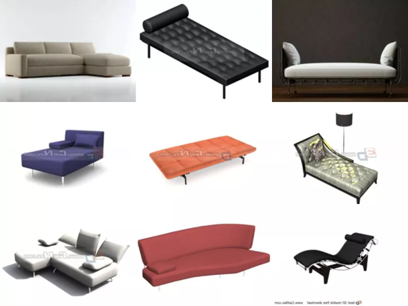 Top 9 Day Bed 3D Models for Rendering Most Recent 2022