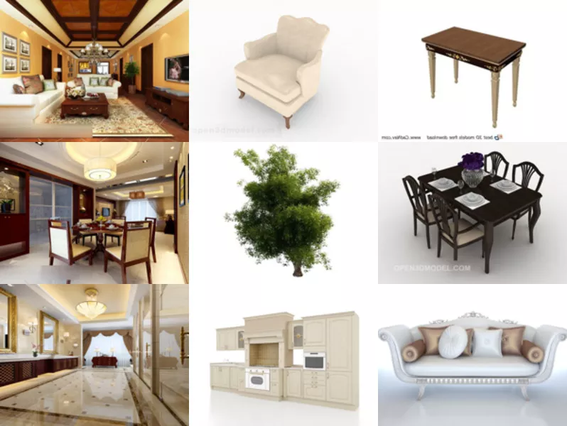 Top 9 Europe 3D Models for Free Newest 2022