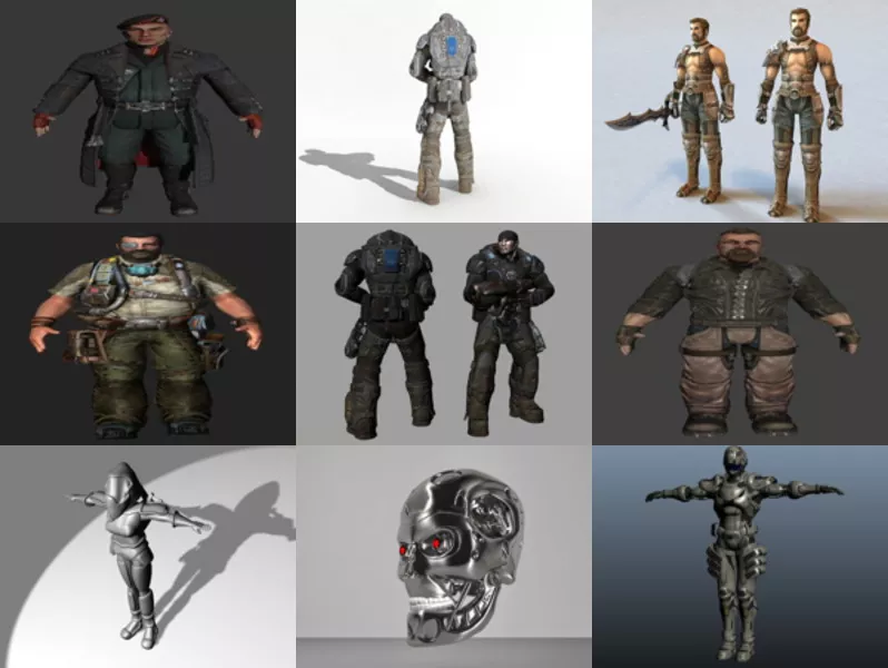 Top 9 Future Character 3D Models Most Recent 2022