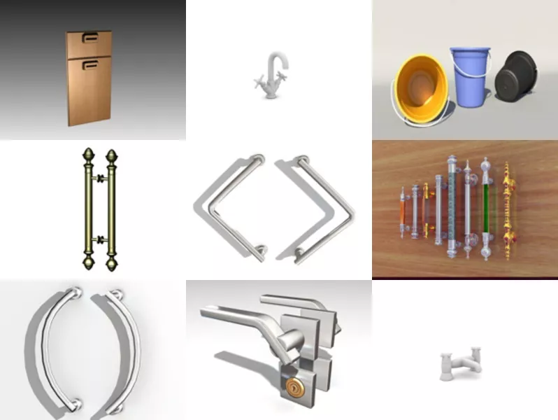 Top 9 Handles 3D Models Latest 2022