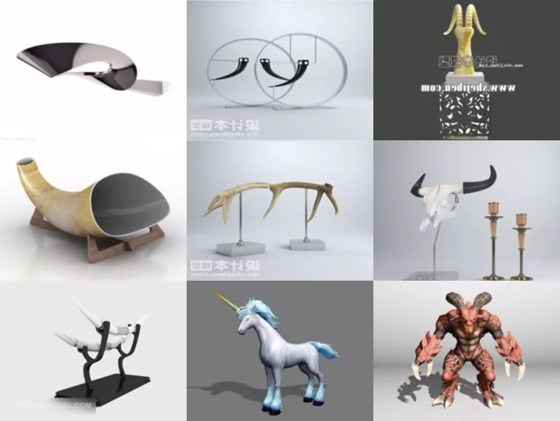Top 9 Horn 3D Models Resources Latest 2022