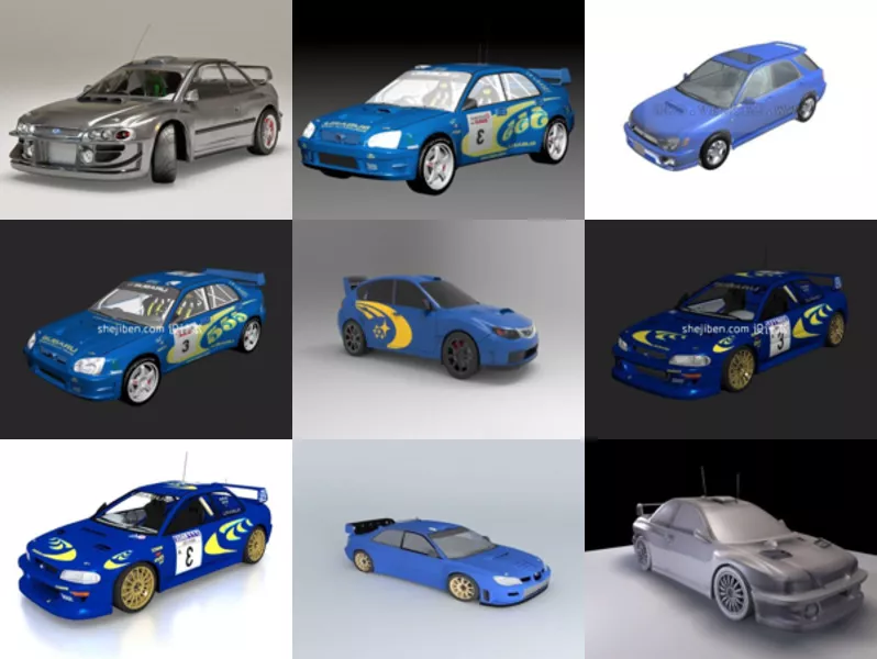 Top 9 Impreza 3D Models Latest 2022