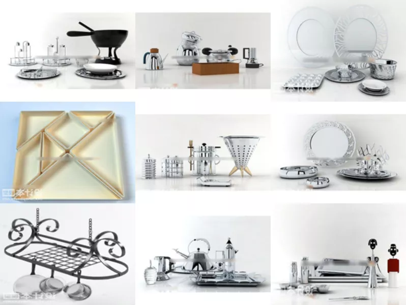Top 9 Kitchen Utensils 3D Models for Free Newest 2022