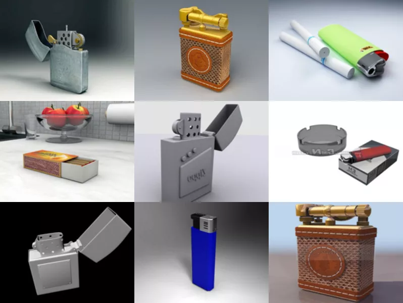Top 9 Lighter 3D Models Most Recent 2022
