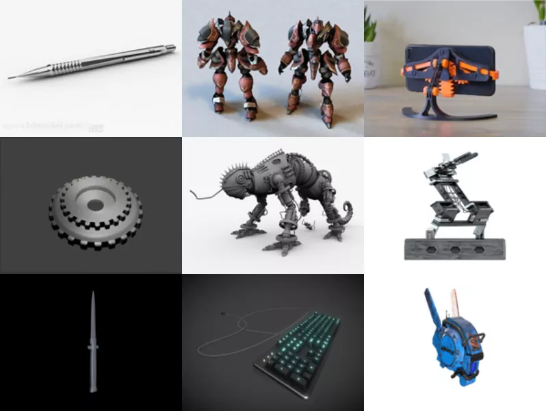 Top 9 Mechanical 3D Models for Rendering Latest 2022