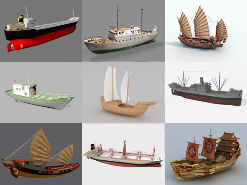 Top 9 Merchant Vessel 3D Models Most Recent 2022