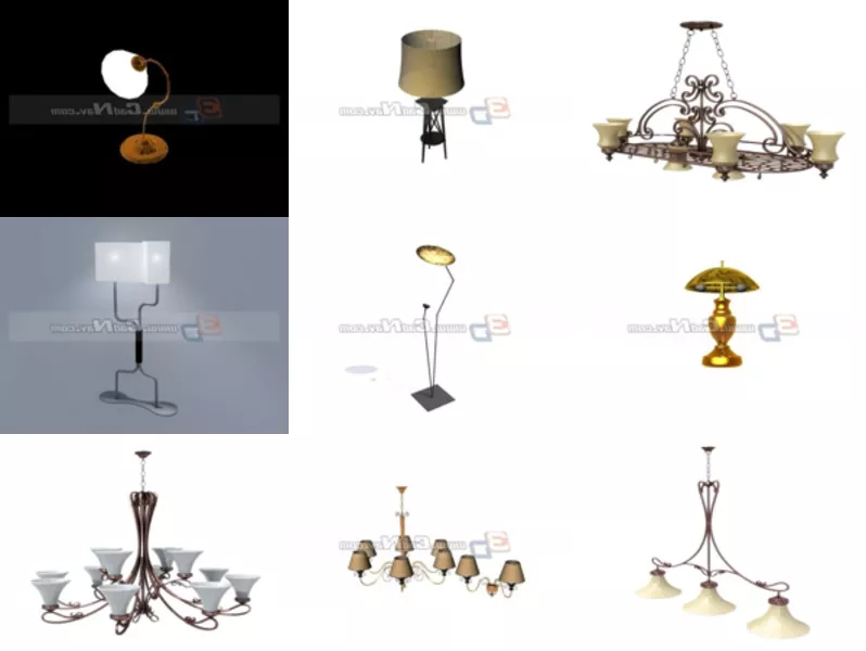 Top 9 Metal Lamp 3D Models Most Recent 2022