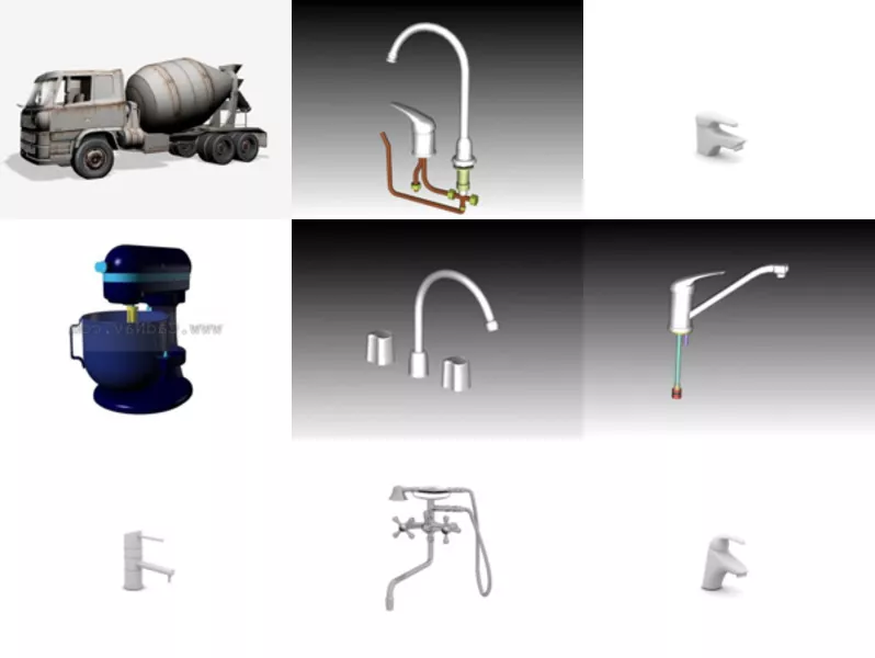 Top 9 Mixer 3D Models Stuff Most Recent 2022