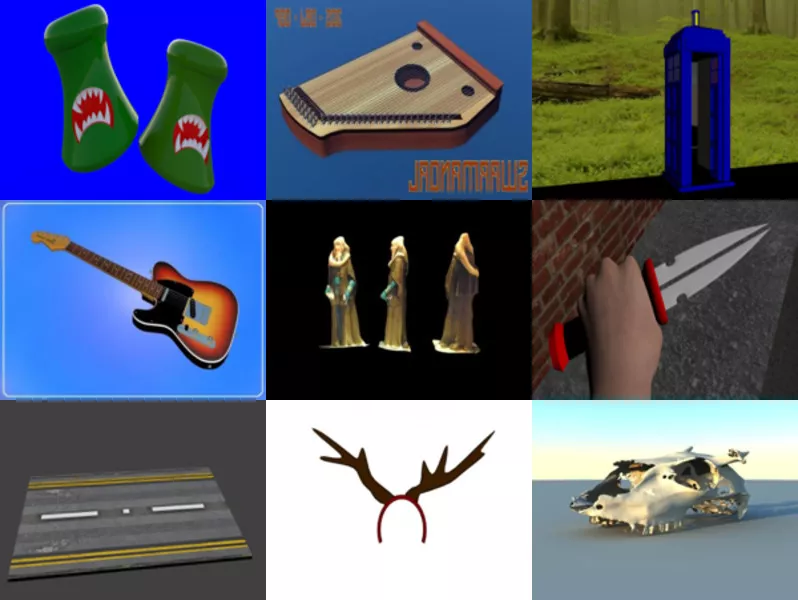 Top 9 Free 3D Objects Models Stuff Most Recent 2022