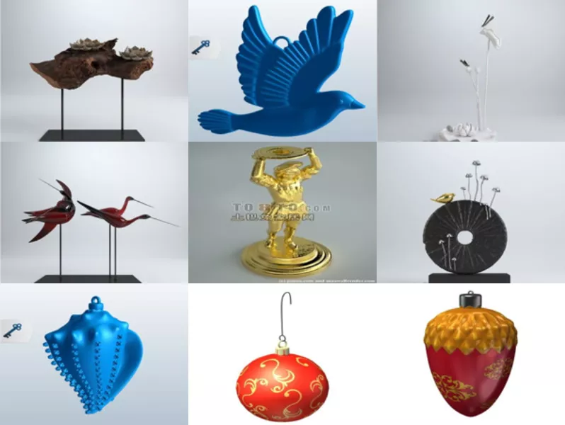 Top 9 Free 3D Ornament Models Most Recent 2022