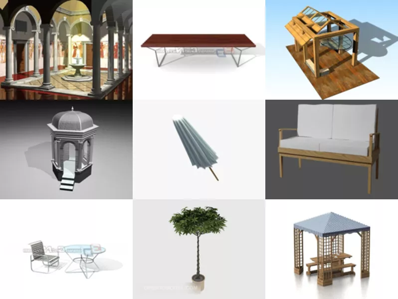 Top 9 Patio 3D Models Stuff Latest 2022