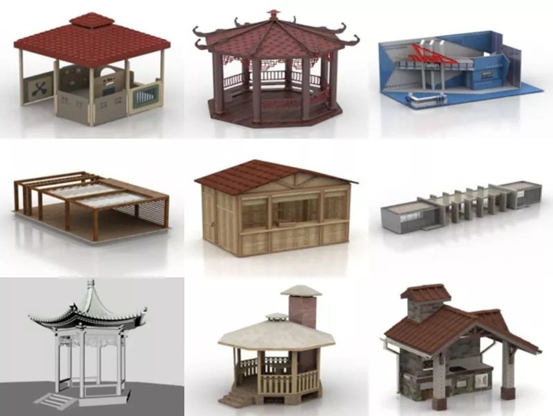 Top 9 Free 3D Pavilion Models Latest 2022