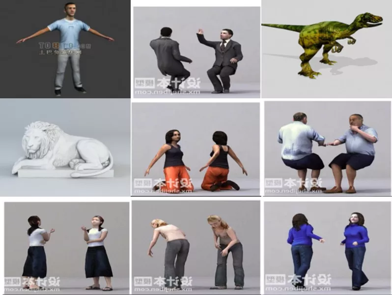 Top 9 Pose 3D Models Latest 2022