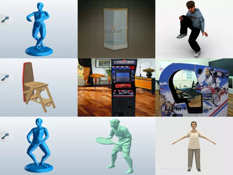 Top 9 Position 3D Models Latest 2022