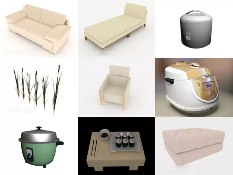 Top 9 Rice 3D Models Newest 2022