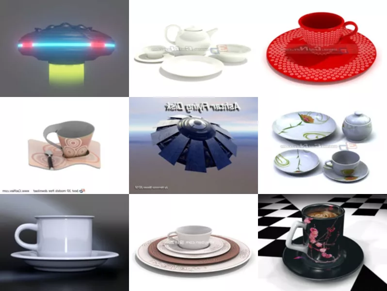 Top 9 Saucer 3D Models Resources Newest 2022