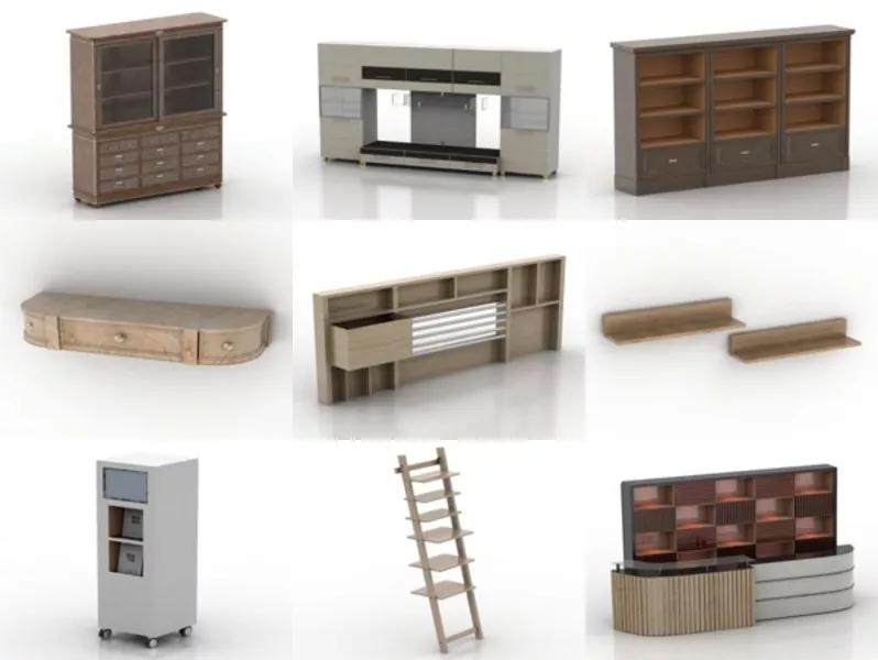 Top 9 Free 3D Shelving Models for Free Newest 2022