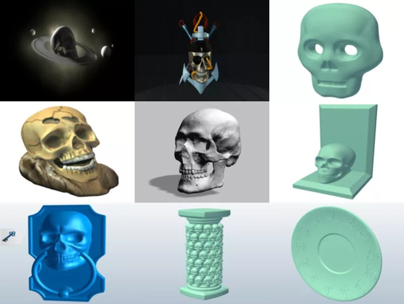 Top 9 Skull 3D Models Latest 2022