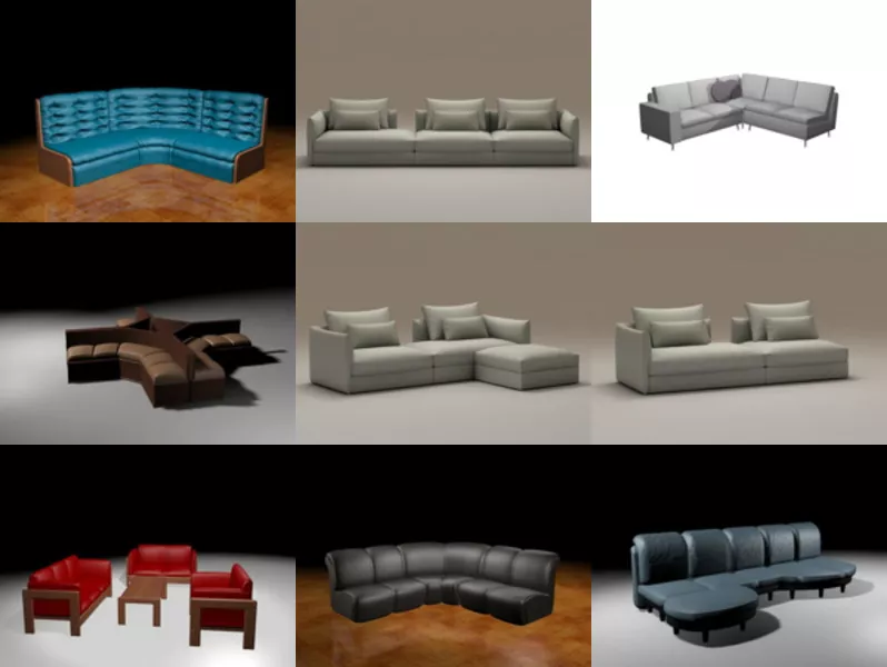 Top 9 Sofa Set 3D Models Stuff Newest 2022